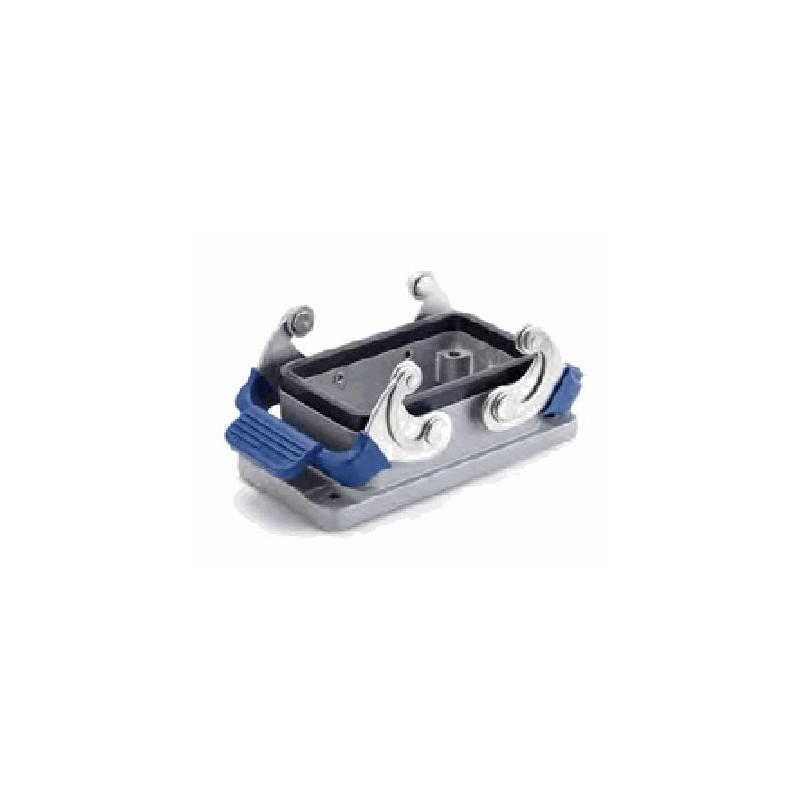 Embase encastrée 10B, Aluminium moulé sous pression, IP67, Sortie basse